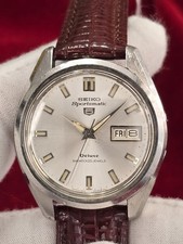 Vintage 1966 SEIKO Sportsmatic 5 Deluxe 25 Jewel Auto 7619-9060 *Needs Service*