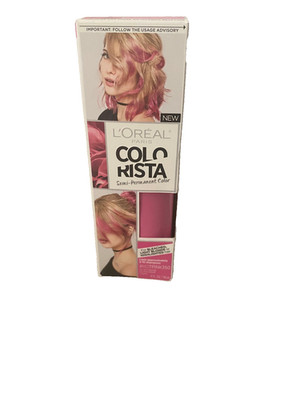 L'Oreal Colorista Semi-Permanent Hair Color (Hot Pink) #HotPink350. 4 FL OZ. New