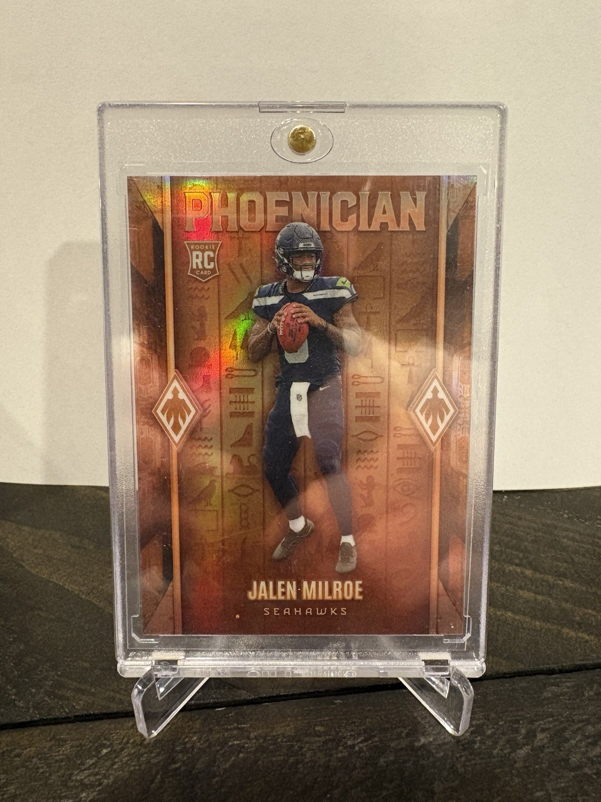 2025 Panini Phoenix Phoenician Jalen Milroe Seahawks Rookie Short Print #9