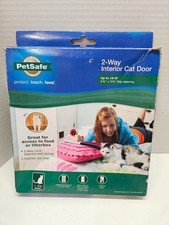PetSafe 2-Way Interior Cat Door Small 15 lb w/ Hardware  Template