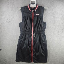 Hunter for Target Womens Black Sleeveless Zip Up Utility Dress Small Sporty