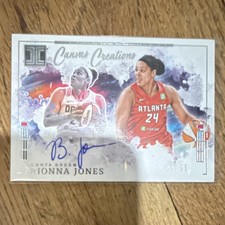 2025 Panini Impeccable WNBA Brionna Jones Canvas Creations Auto /99 #CC-BJ