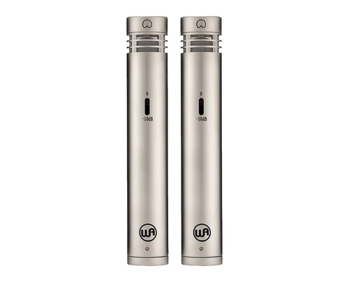 Warm Audio WA-84 Cardioid Diaphragm Condenser Microphone Stereo Pair Nickel