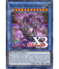 3X Megalith Nortra Phulra DOOD-EN034 SR Doom of Dimensions NM 1st Ed Yugioh