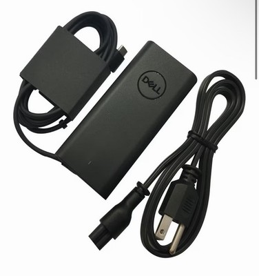 Dell Laptop Charger 65W Watt USB Type C AC Power Adapter Include Power Cord
