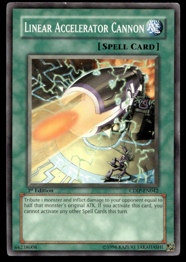 Linear Accelerator Cannon - CDIP-EN042 - 1st Edition - YuGiOh| Buy 2 Get 1 Free