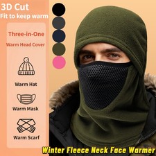 Winter Unisex Full Face Outdoor Windproof Mask Fleece Neck Face Warmer Balaclava
