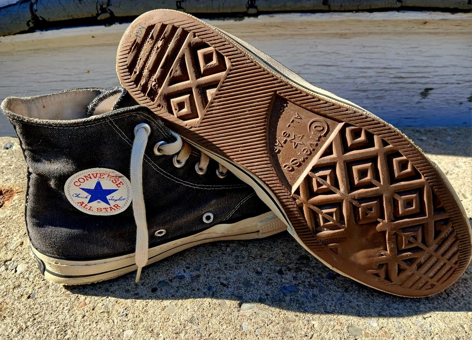 VTG Converse All Star USA Sz 10 Hi Top Chuck Taylor 1960's Original EUC - Image 4 of 4