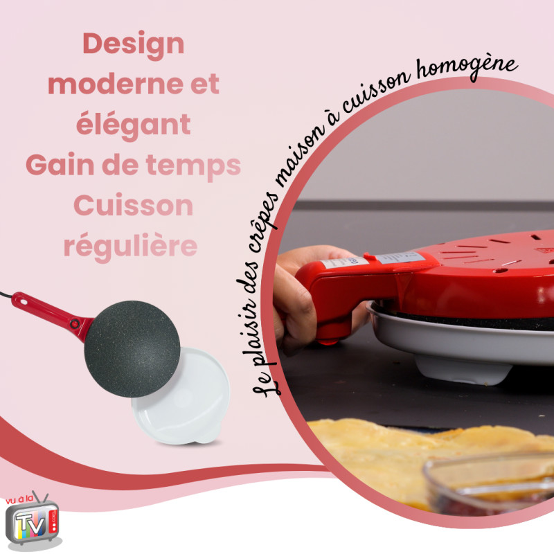 crêpière électrique 800w – vue détaillée