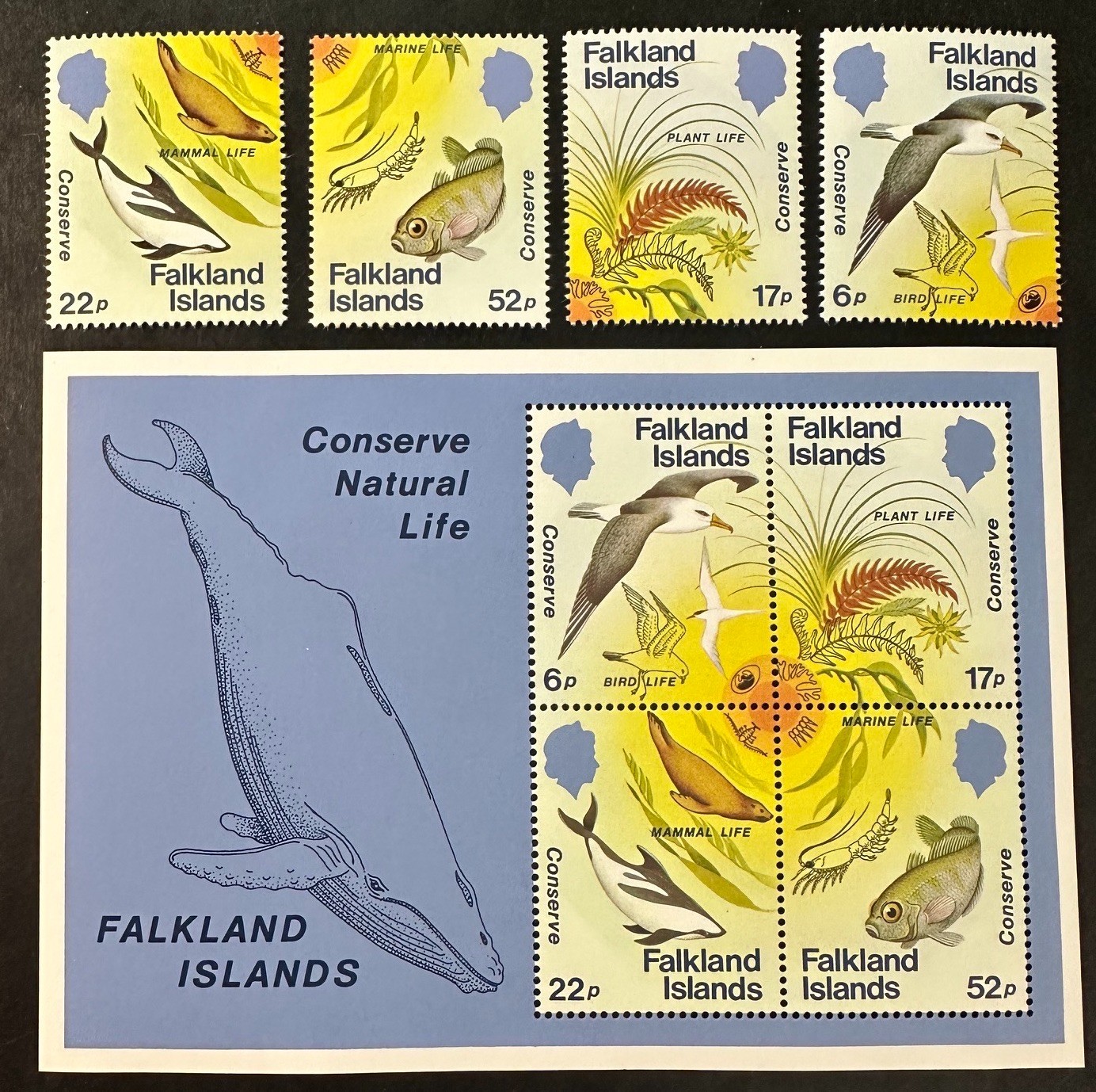 FALKLAND ISLANDS   412 - 415a  Lovely   Mint   NEVER   Hinged  set