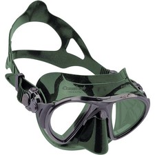 Open Box Cressi Nano Black Scuba Dive Mask-Green / Green