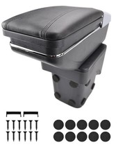 Armlehne mit Staufach Mittelarmlehne Kunstleder Schwarz für Ford Focus 2 / 05–11