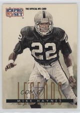 1991 Pro Set Legends Mike Haynes #697 HOF 12ka