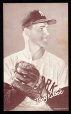 1947-1966 Exhibit Card - TONY KUBEK !!!  EX-EXMT  New York Yankees !!!