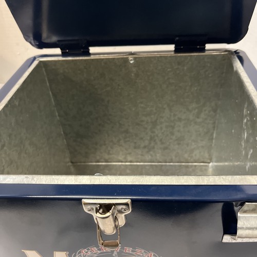 Modelo Cerveza Metal Ice Box Beer Cooler with Bottle Opener ** See Desc - Picture 3 of 5