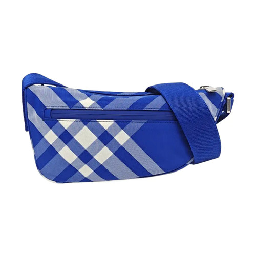 BURBERRY Crossbody bags Cloth Blue Free Shipping | Duties Paid