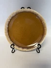 Vintage Hull Butterscotch Drip Dinner Plate 10.5"  RARE COLOR