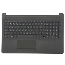 New For HP 15-DA 15-DB Palmrest Non-Backlit Keyboard Touchpad L20387-001 US