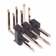 10 x 6-Way Double Row Right Angle Male Header 2.54mm