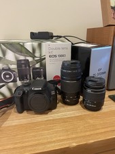 Canon EOS 1300D Digital SLR Camera with 18-55mm 75-300mm Lenses
