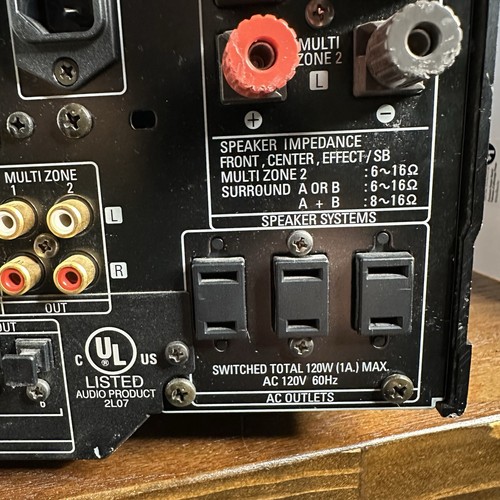 Denon AVR 5800 Receiver 7.1-THX Surround -For Parts Repair-Powers up, then down - Picture 18 of 18
