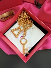 Collana con ciondolo buco della serratura occhio Schiaparelli NUOVA con SCATOLA e sacchetto antipolvere