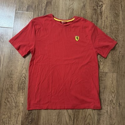 Ferrari Limited Edition Men's Red Short Sleeve T Shirt Size Large F1 Racing