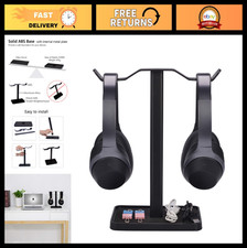 Dual Headphones Stand for Desk - Aluminum Alloy Metal Gaming Headset Holder