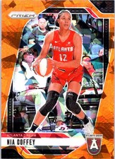 2024 Panini Prizm WNBA #71 Nia Coffey Ice Orange Prizms