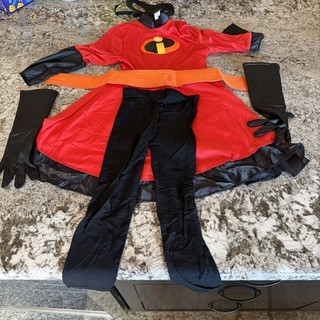 Violet From Incredibles Costume Girls Size Sm 4 6 Incl. Belt gloves Mask & More