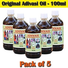 ADIVASI BHRINGRAJ HERBALS Hair Oil, 100ml 100 Natural PACK OF 5 