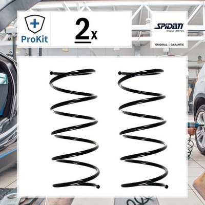 2x ORIGINAL  Spidan 56064 Fahrwerksfeder, Coil springs Vorne