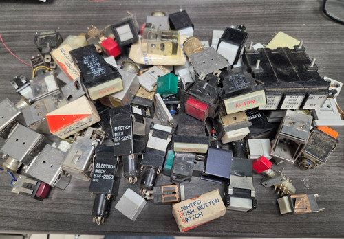 Vintage Lot 50 Panel lights and switches