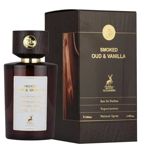 Smoked Oud & Vanilla EDP Perfume By Maison Alhambra 100 ML🥇By Fireplace Frag🥇