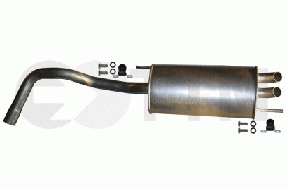 Silencieux arrière pour VW Polo anti-bruit pour réparer echappement berline 1.4 1.9 1994-2001