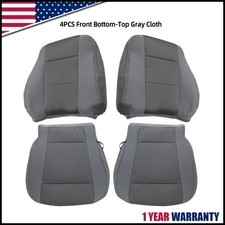 Seat Cover Gray For 2017 2018 2019 2020 2021 2022 Ford F250 F350 F450 F550 Xl Wt