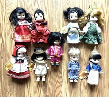 Precious Moments Children Around The World Doll Lot Of 9 Some W/ Tags - 1990s **