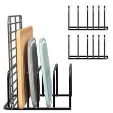 Baking Sheet Storage Rack Easy Clean Steel for Boards Organizer Hygienic Design