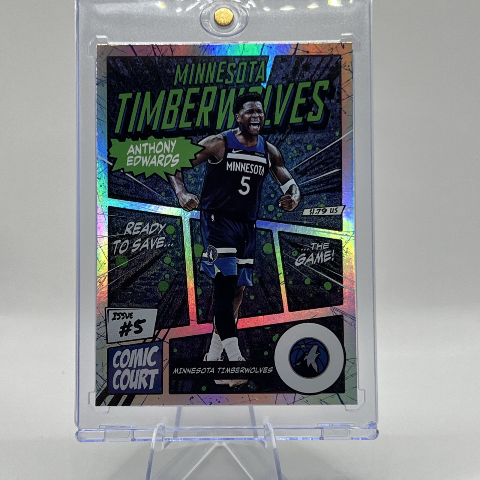2025-26 Topps Anthony Edwards #CC-15 Comic Court SSP Minnesota Timberwolves 🔥🔥