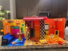 Vintage 1968 Barbie Family House Fold Out Case w Furniture & Doll W Clothing LOT