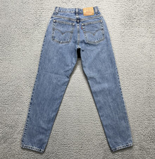 Vintage Levis 550 Jeans Womens 9 Medium Faded Wash Denim Relaxed Fit Tapered Y2K