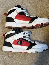 Men  s Champion Shoes Size 10.5 Arena Power Hi With Some Stains