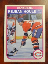 1982-83 O-Pee-Chee OPC Rejean Houle #184 Montreal Canadiens