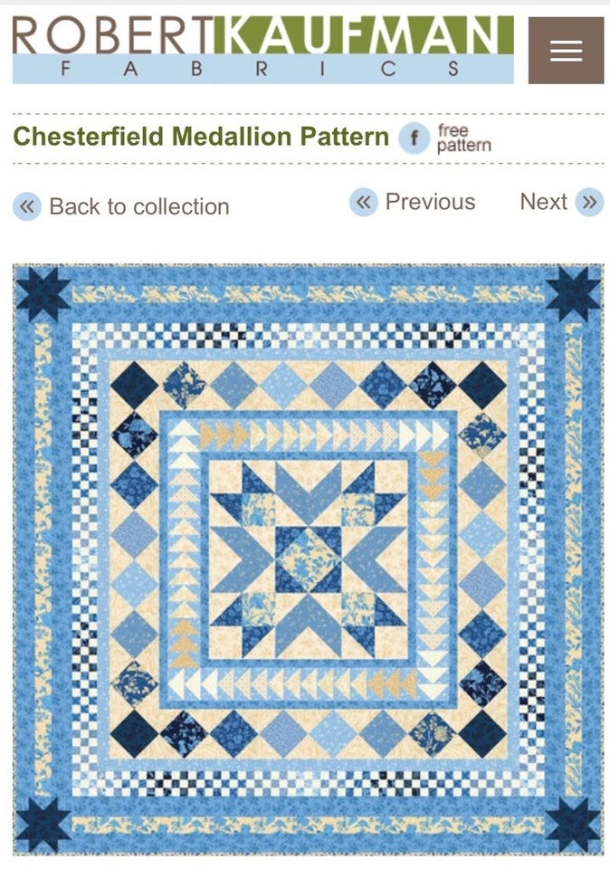 Nuevo en Paquete Chesterfield Por Studio RK Para Robert Kaufman Dije Cuadrado CHS-839-42 Foto 2 de 4