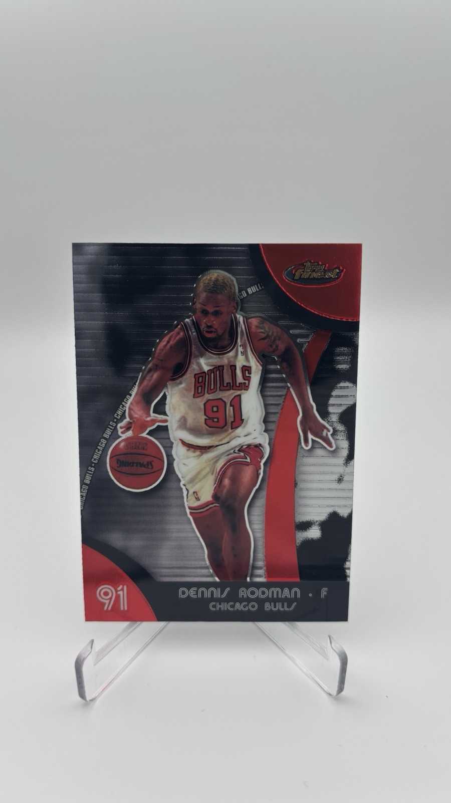 2007-08 Topps Finest - Dennis Rodman #49 Refractor