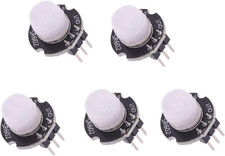Dollatek 5Pcs MINI Motion Sensor Detector Module SR602 Pyroelectric Infrared PIR