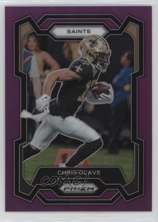 2023 Panini Prizm Purple Prizm 92/125 Chris Olave #212 0i5v
