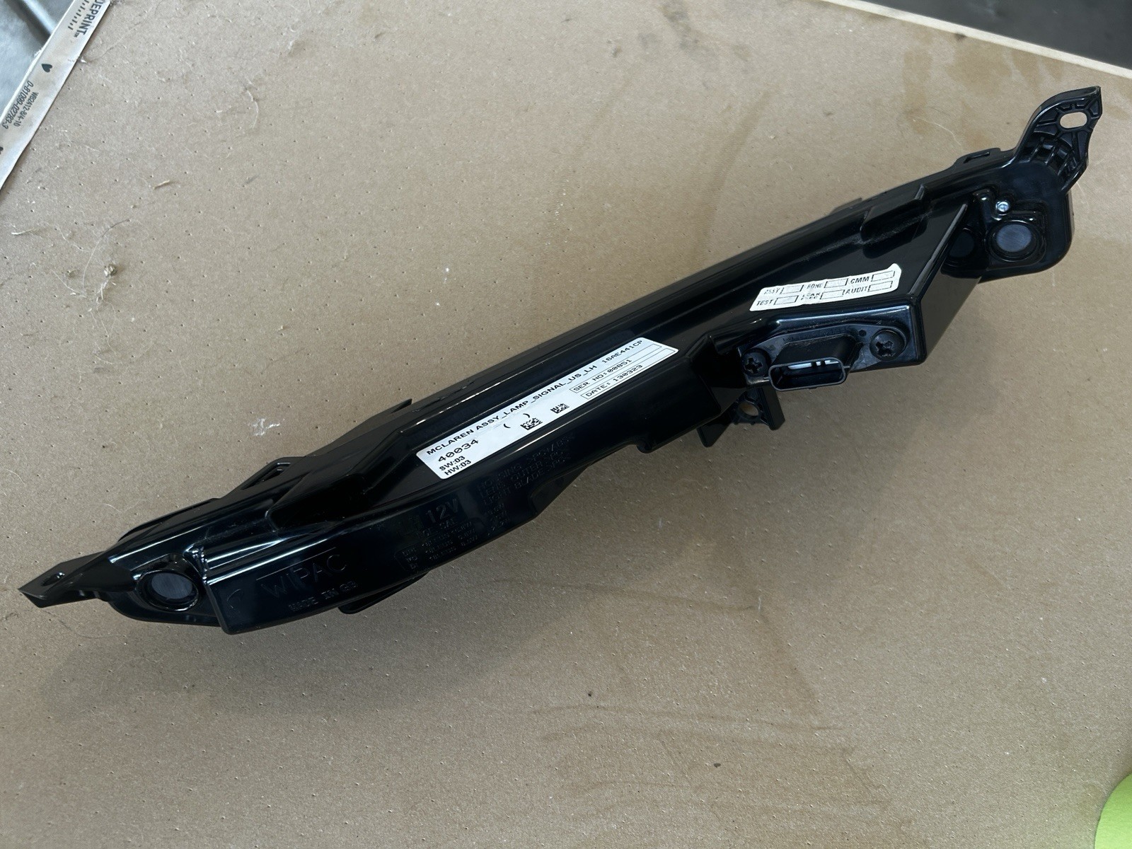 McLaren Artura Signal Lamp 16AE441CP Used Good Condition No Broken Tabs