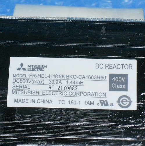 FR-HEL-H18.5K DC reactor Mitsubishi Electric Rank S used FR-HEL-H18.5K DC reactor Mitsubishi Electric Rank S used