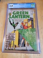 GREEN LANTERN#7 CGC 3.0  1961 SILVER AGE ORIGIN & 1ST APP OF SINESTRO